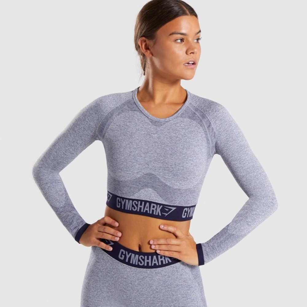 SOLD Gymshark Flex Long Sleeve Crop Top